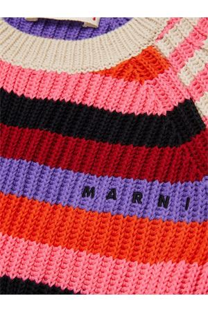 pink cotton t-shirt MARNI KIDS | M01739M00X10MC77